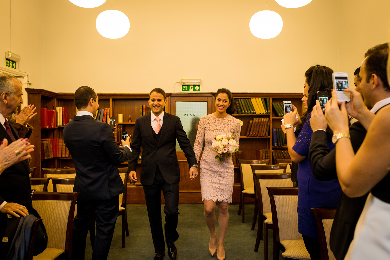 Mayfair Library wedding photography – Marguerite & Raja
